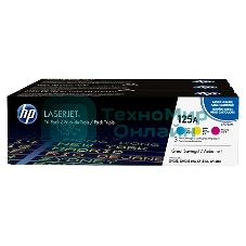 Картридж лазерный комплект HP CF373AM голубой/пурпурный/желтый для CLJ CP1215/1515 3 х 1400 стр.