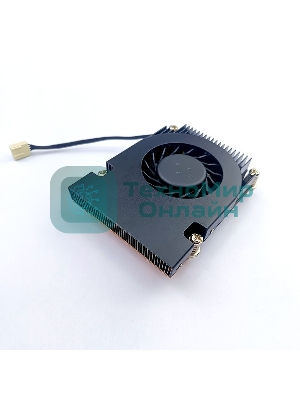 Кулер Foxline D65 черный алюминий+медь 2500rpm 32.6db 4-pin 65w 17мм