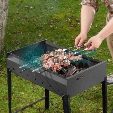 Мангал Palisad Camping сварной, 605х375х138/640 мм, сталь 2 мм