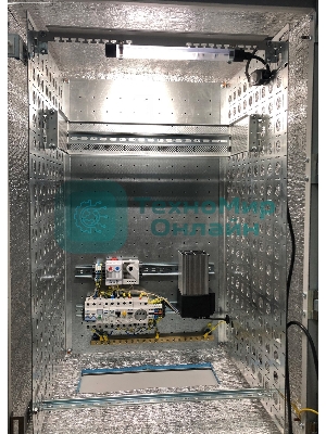 Шкаф уличный всепогодный укомплектованный настенный ЦМО ШТВ-Н, IP55, 15U, корпус: сталь, 760х600х330 мм (ВхШхГ), серый