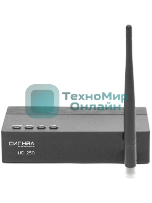 Ресивер DVB-T2 Сигнал Эфир HD-250 черный