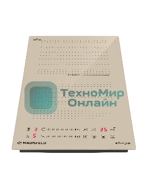 Индукционная варочная панель Maunfeld CVI292S2FBG Inverter независимая, бежевый