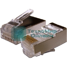 Коннектор LANMASTER (TWT-PL45/S-8P8C-6V) FTP Cat.6 RJ45 (упак.: 100 шт)