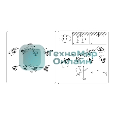 Светильник Ambrella light TR8658/4 BK/GD черный/золото E14/4 max 60W 750*100*185