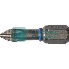 Бита ЗУБР ЭКСПЕРТ 26011-1-25-2  торсион кованая обточ.CrMo C 1/4'' PH1 25мм 2шт