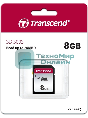 Флеш карта Transcend 8Gb SDHC Class 10 UHS-I U1 R95, W45Mb/s