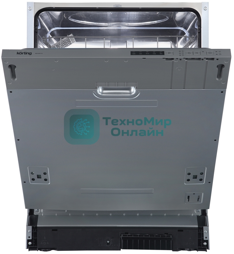 Встраиваемая посудомоечная машина Korting KDI 60110, нержавеющая сталь, 59.8 см, 13 компл., 55 дБ, класс A+