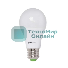 Лампа светодиодная диммируемая JazzWay PLED-DIM A60 10Вт грушевидная 3000К теплый белый E27 820лм 220-240В