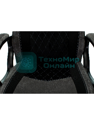 Кресло Бюрократ VIKING 6 KNIGHT B FABRIC черный, ткань, 120 кг, механизм качания