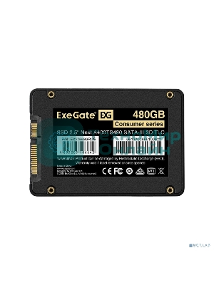 Накопитель SSD ExeGate Next A400TS480, 480Gb, 2.5
