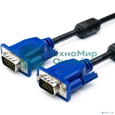 Кабель интерфейсный VGA Filum FL-C-VGAM-VGAM-1.8M 1.8 м., черный, разъемы: VGA male-VGA male, пакет