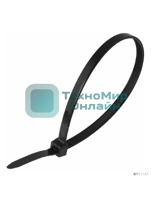 Стяжка кабельная Rexant нейлоновая 700x9,0 мм, черный (25 шт/уп)