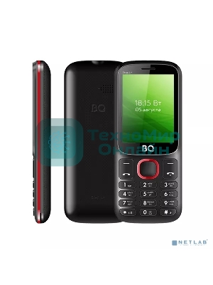 Мобильный телефон BQ 2440 Step L+ черный/красный