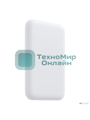 Портативное беспроводное зарядное устройство Rexant Power Bank (аккумуляторная батарея) 5000 mAh, MagSafe, белый