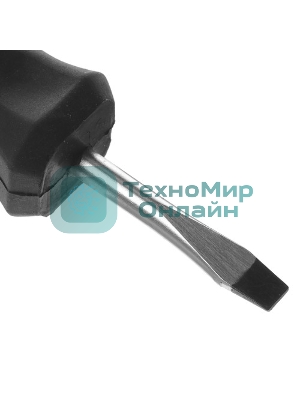 Отвертка Matrix Anti-Slip, SL5,0 х 38 мм, CrV, двухкомп. рукоятка