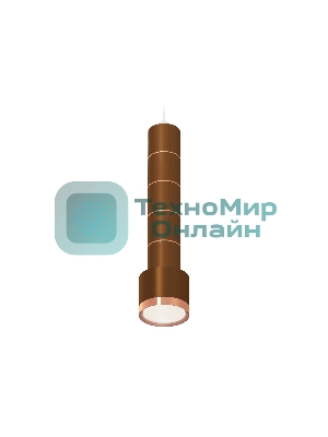 Светильник Ambrella Light XP8117001 SCF/PYG кофе песок/золото розовое полированное GX53