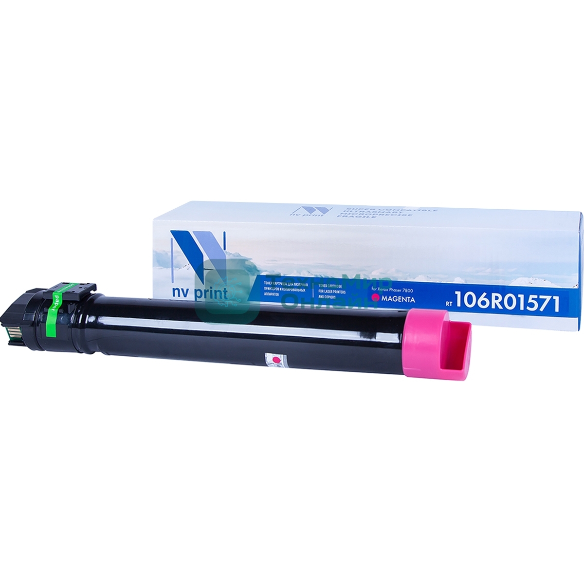 Картридж лазерный NVPrint совместимый Xerox 106R01571 Magenta для Phaser 7800 (17200k)