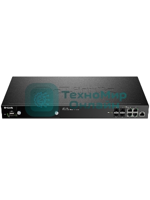 Коммутатор D-Link DWC-2000/A2A, WLAN Controller with 4 100/1000Base-T/combo-SFP ports, manage up to 64/256 Unified APs. 4x 10/100/1000 BASE-T GE/SFP Ports, 2x USB 2.0 Ports, Slot for hard disk drive module, 1x
