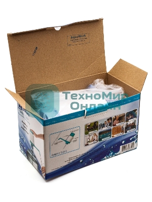 Помпа для 19л бутыли Aqua Work Дельфин Квик механический голубой/белый