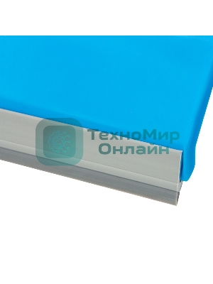 Набор Palisad Home: совок с кромкой 330x225 мм и щетка-сметка 285 мм, голубой