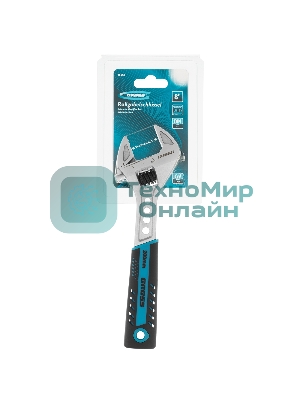 Ключ разводной Gross 15561 200 мм, CrV, двухкомпонентная ручка