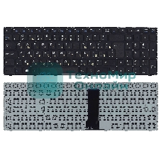 Клавиатура для ноутбука DNS Clevo WA50SFQ широкий Enter черный