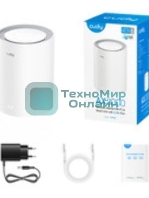 Бесшовный Mesh роутер Cudy M3000(2-PACK) AX3000 10/100/1000/2500BASE-T, белый (упак.:2шт)