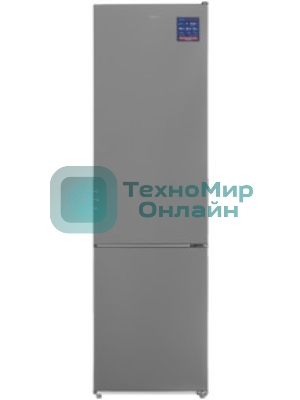 Холодильник CENTEK CT-1735 нержавеющая сталь двухкамерный 245/76л морозилка снизу, No Frost