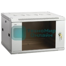 Шкаф ITK LINEA W 12U 600x600 мм дверь стекло, RAL7035