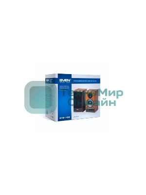 Акустическая система SVEN SPS-702 2.0 коричневый/орех 40Вт