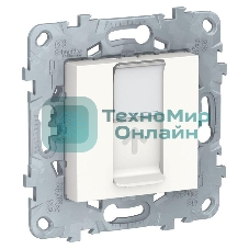 Механизм розетки компьютерная UNICA NEW RJ45 одиноч. кат.5е UTP бел. SchE NU541118