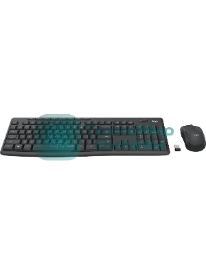 Комплект клавиатура+мышь Logitech MK295 беспроводной, USB, чёрный