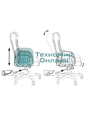 Кресло Бюрократ KB-10LITE/BLACK черный, экокожа