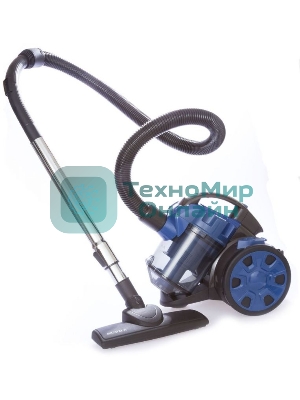 Пылесос SUPRA VCS-1832 синий, 360/1800 Вт, уборка сухая, пылесборник контейнер 2 л