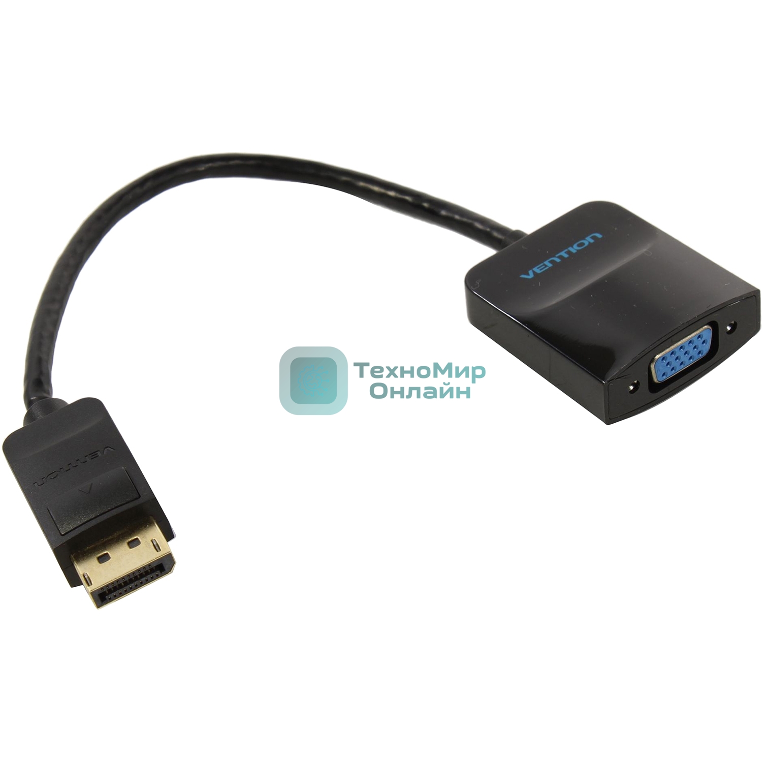Адаптер-переходник Vention DisplayPort 20M > VGA 15F