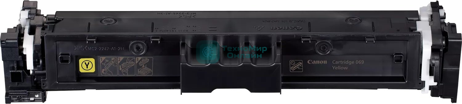 Картридж лазерный Canon 069Y (5091C002) желтый (2000 стр.) для Canon MF752Cdw/754Cdw, LBP673Cdw