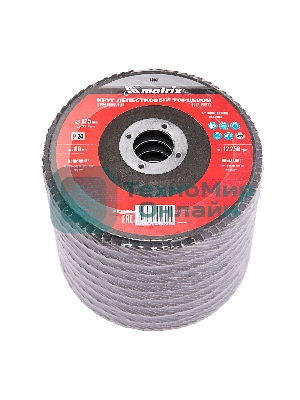 Круг лепестковый торцевой Matrix, P 24, 125 х 22,2 мм