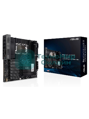 Материнская плата ASUS Pro WS W790E-SAGE SE, LGA4677, Intel W790, 8xDDR5 (ECC), 3xM.2, 2xSlimSAS, 8xSATA, 7xPCIe 5.0, 2x10Gb LAN, 1xUSB 3.2 Gen 2x2 (Type-C), 5xUSB 3.2 Gen 2 (Type-A + Type-C), 2xUSB 2.0, 5x3.5 мм, 7.1, EATX