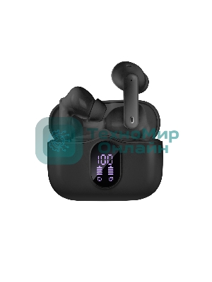 Наушники TWS SVEN E-315B черный, внутриканальные, Bluetooth, сенсорное управление, до 5 ч