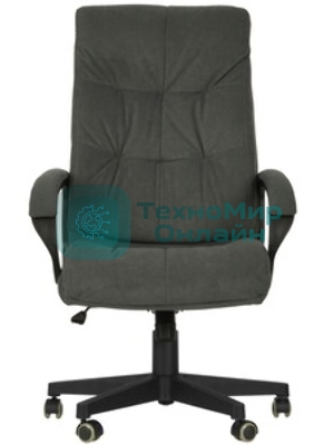 Кресло руководителя Бюрократ CH-800 Fabric темно-серый крестов. пластик