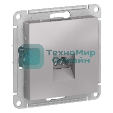 Механизм розетки компьютерной AtlasDesign RJ45 алюм. SchE ATN000383