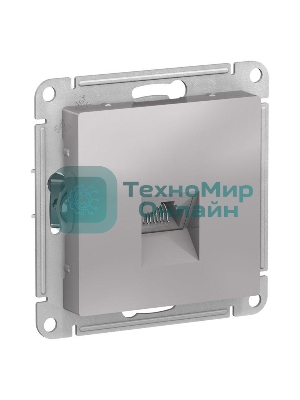 Механизм розетки компьютерной AtlasDesign RJ45 алюм. SchE ATN000383