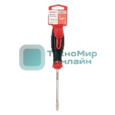 Отвертка шлицевая Rexant SL 5х100 мм, трехкомпонентная рукоятка, сталь S2