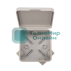 Коробка распределительная Rexant наружного монтажа с откидной крышкой 80х80х50 мм, IP54