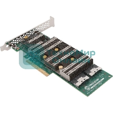 Контроллер Adaptec Microchip SmartRAID 3258-16i/e 24G SAS adapter, 16 Gbps NVMe Gen 4, 24 Gbps SAS-4, and 6 Gbps SATA full tri-mode SAS/SATA/ NVMe adapters, 8-lane (x8) PCIe Gen 4 host interface
