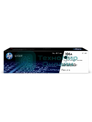 Картридж лазерный HP W1106A (HP 106A) черный для HP Laser 107/135/137 1000 страниц.