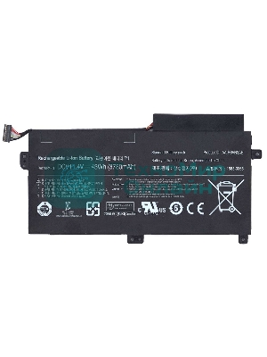 Аккумуляторная батарея для ноутбука Samsung 370R5E, 470R5E 11.4V 43Wh черный