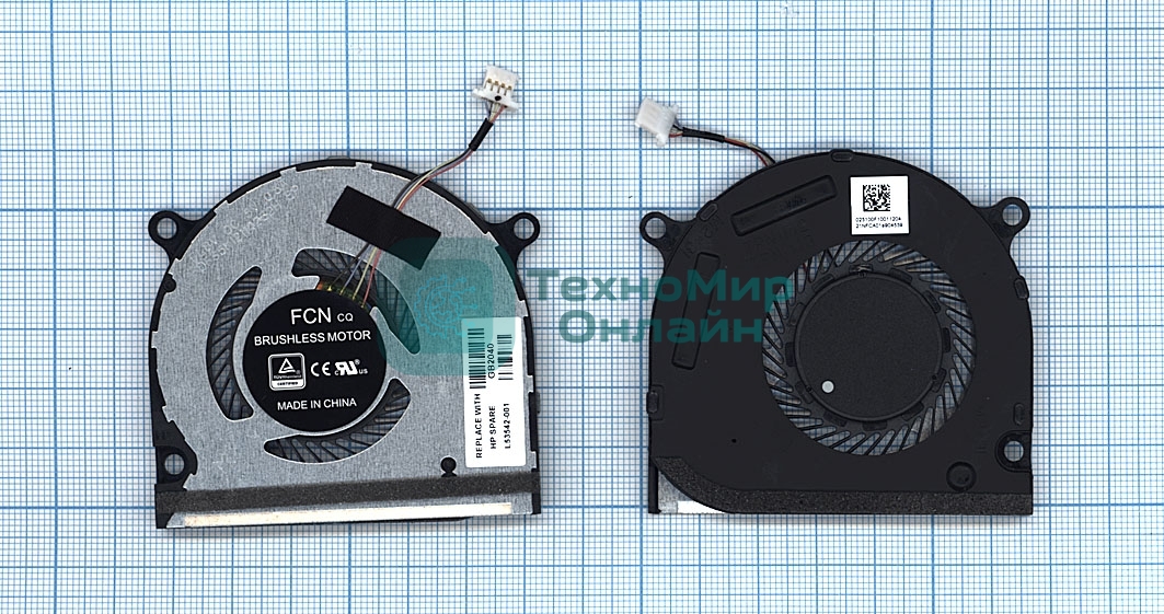 Вентилятор (кулер) для ноутбука HP ENVY X360 15-DS 15-DR GPU