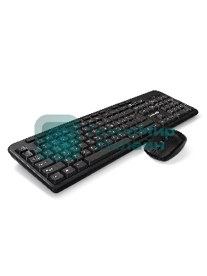 Комплект клавиатура+мышь ExeGate Professional Standard Combo MK240 беспроводной, USB, 1200 DPI, чёрный