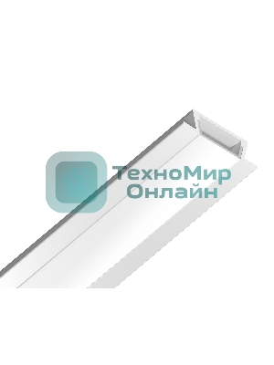Алюминиевый профиль Ambrella light GP1001WH белый 2000*21.5*6.8